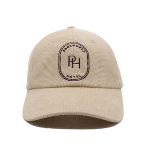 Brown 6 Panel 3D Embroidery Logo <b>Dad</b> Hat Non-structured Outdoor Corduroy Unisex with Bows Letters Common Soft Fabric - Product Image 3