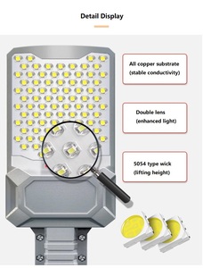 Projet d'appel d'offres de haute qualité Laihong Super Luminosité 300W Lampadaire solaire LED - Product Image 2