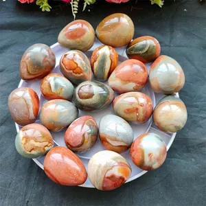 Rushed Exclusive High Quality Egg Stone Balls Ocean Stone Egg Spheres For Home Decoration