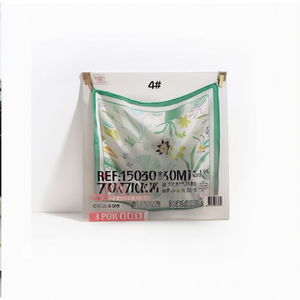 Foulard Quadrato Piccolo Serie Subacquea 70x70cm Stampa Floreale Accessorio Moda - Product Image 2