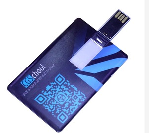 ปากกาธุรกิจแบบ USB แฟลชไดรฟ์  ความจุ 16GB รูปทรงบัตรเครดิต  พร้อมตัวอย่างฟรี - Product Image 4