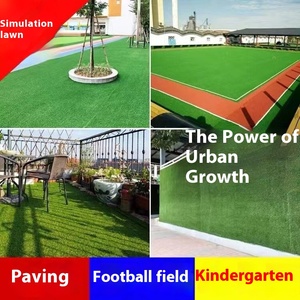 Ngoài trời mẫu giáo cỏ nhân tạo bóng đá lĩnh vực Thảm màu xanh lá cây Turf giả nhựa cỏ cách nhiệt ngoài trời chơi bề mặt - Product Image 3
