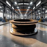Connecteur flexible en caoutchouc sphérique EPDM DN600 (24") PN25 à bride pour système de tuyauterie chimique