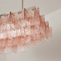 Lustre moderne en verre de Murano, lampe suspendue en verre artisanal pour salon de luxe, décoration d'hôtel, éclairage de style italien