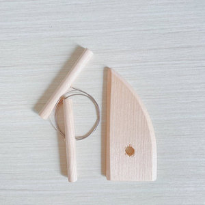 8 pièces en bois sculpture argile outils bricolage fabrication de poterie argile couteau en plastique polymère argile outils - Product Image 5