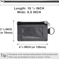 Gantungan Kunci Tempat Kartu Kanvas Multifungsi Baru Dompet Mini Ultra-tipis Anti-pemindaian RFID Kompak Tahan Air