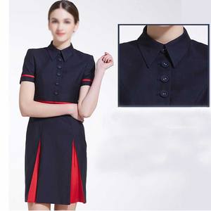 カスタムエアウェイズユニフォームスチュワーデスエアパイロットスチュワーデスホステスキャビンクルーフライトアテンダント航空ユニフォーム - Product Image 3