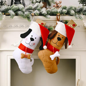 Décoration de Noël pour Noël chien os cadeau chaussettes créatives nouvelles chaussettes pour animaux de compagnie sac cadeau chaussettes de Noël - Product Image 1