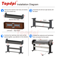 Topdpi – machine à plastifier automatique, haute vitesse, multifonction, rouleau à froid, prix
