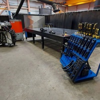Banc de travail de soudage 3D robuste, table de soudage multifonctionnelle pour projets de soudage métallique industriels et DIY