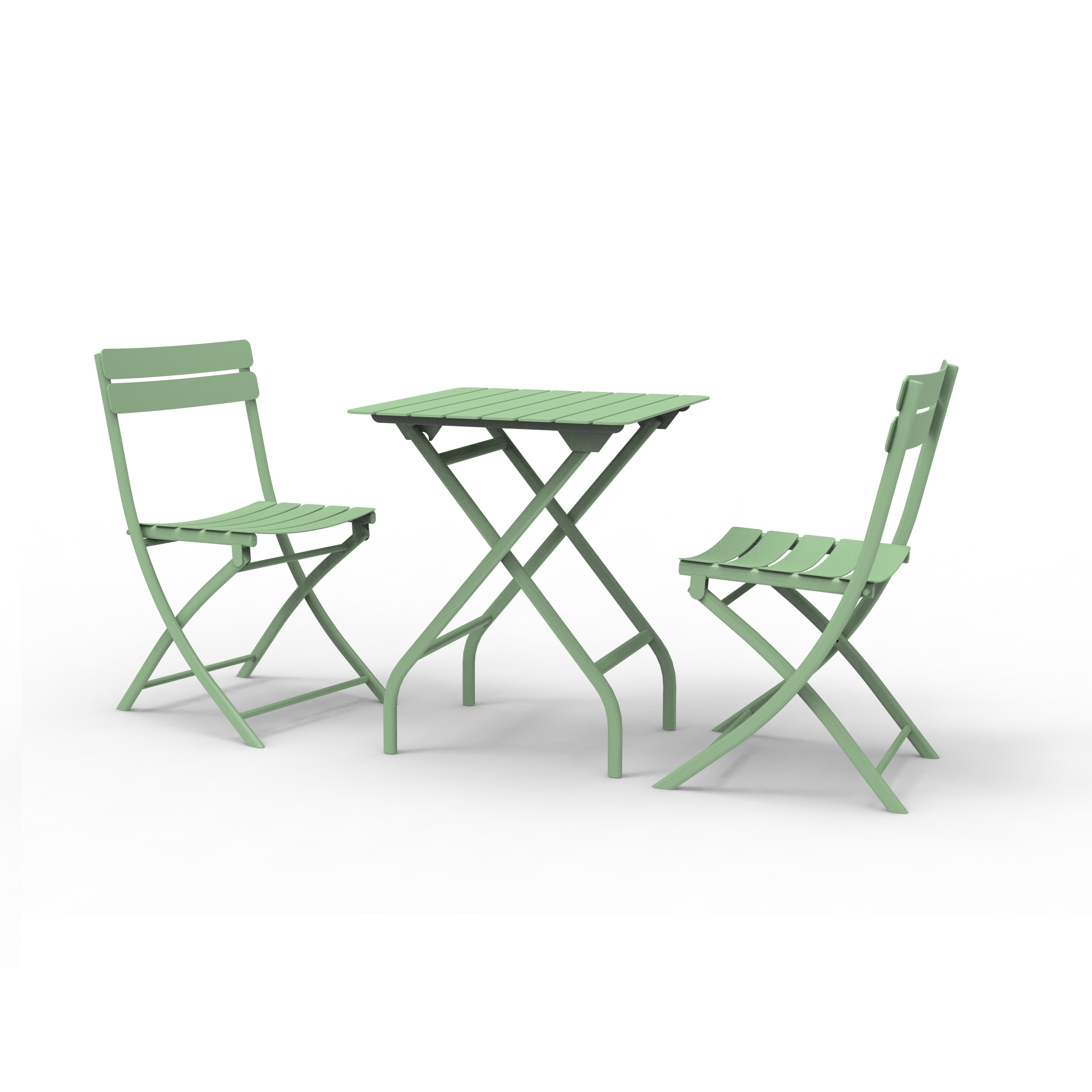 ODM Aluminum Alloy Outdoor Folding Square Table and Chairs Set Outdoor Furniture Balcony, Terraces, Multi Outdoor Leisure Spaces