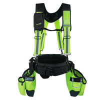 Ceinture porte-outils MELOTOUGH avec bretelles, pochette à outils robuste pour charpentier, électricien, couvreur
