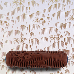 Herramienta de pintura al óleo de pared <span class=keywords><strong>flexible</strong></span> Patrón de textura Pinceles de rodillo de pintura con mango de plástico Rodillo de Pintura Decorativa - Product Image 2