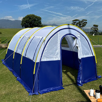 Tentes de camping de style tunnel pour l'extérieur : rapides à monter, multi-personnes, imperméables, offrant une protection solaire, portables et faciles à installer