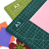 Outils d'art antidérapants 3mm Tapis de coupe auto-cicatrisants en PVC Logo personnalisé Pvc A0 A1 A2 A3 A4 A5 Tapis de coupe pour l'artisanat d'art de table