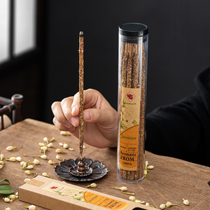 Personnalisez vos propres bâtonnets d'encens biologiques chinois faits à la main, encens aux fleurs, ODM OEM, bâtonnets d'encens à l'osmanthus avec emballage personnalisé - Product Image 4