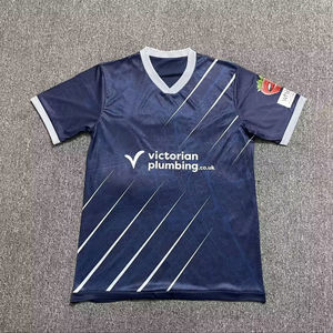 Tenue de football d'été Nouvelle saison 2025/26 Bolton – Maillot domicile/extérieur imprimé personnalisé à manches courtes en polyester à séchage rapide - Product Image 1