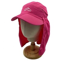 Hoge kwaliteit afneembare emmer hoed sunproof vissen hoed cap met hals schaduw en mesh opvouwbare outdoor hoed voor wandelen