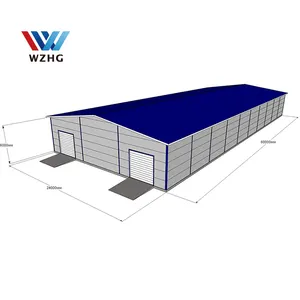 Isolati pannelli di parete di magazzino di stoccaggio struttura in acciaio prefabbricati edificio industriale