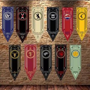 Bannière personnalisée du monde, drapeaux de conception personnalisée bon marché pour les bannières de Game Of Thrones - Product Image 3