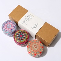 Bougie parfumée en cire de soja de luxe avec boîte cadeau artisanale, senteurs personnalisées écologiques pour Diwali et la fête des pères