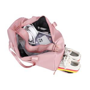 Sac de sport multifonctionnel pour femme avec compartiment à chaussures séparé pour articles mouillés et secs, idéal pour le sport et les voyages - Product Image 6