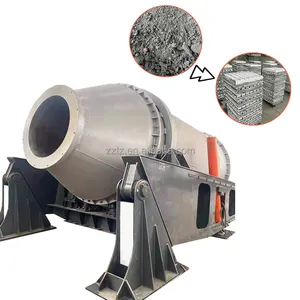 Best-selling new gas rotary melting furnace for melting scrap aluminum dross metal materials melting furnace tianze