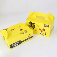 Boîtes à emporter personnalisées de poulet frit et de frites coréennes avec stratification mate pour emballage de sushi