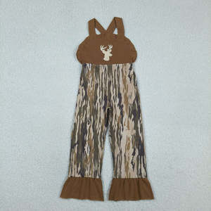 Mono de Bebé con Bordado de Ciervo para Niños y Niñas, Ropa de Camuflaje, Spandex/Poliéster Ecológico - Product Image 2