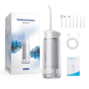 Irrigador Bucal Portátil Plegable Fomis, 3 Modos, Tabletas Blanqueadoras, Recargable por USB, Resistente al Agua IPX7, Niveles de Presión, para Hogar y Hotel - Product Image 1