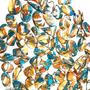 พลอยธรรมชาติ คอปเปอร์ โอสเตอร์ เทอร์ควอยซ์ คละขนาดและรูปทรง คุณภาพสูงสุด พลอยหลวม ราคาโรงงานขายส่ง - Product Image 1