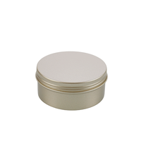 Boîtes en aluminium personnalisées de qualité alimentaire en gros, matériaux recyclés, design gaufré, bouchon brosse, marque KX, pour stockage de chocolat, gâteaux et sucre