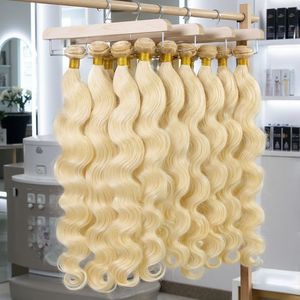 Extensioni di Capelli Umani Biondi 613 Ondulati, <span class=keywords><strong>30</strong></span>-32 Pollici, Remy Brasiliani - Product Image 1