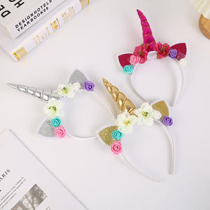 Bandeau de <span class=keywords><strong>licorne</strong></span> américaine européenne Nouveautés de fête d'Halloween pour enfants pour <span class=keywords><strong>Amazon</strong></span> Chapeaux Vente en gros Transfrontalier - Product Image 1