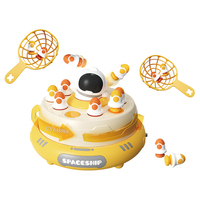 Jeu de tir électrique en plastique pour attraper les canards avec fonctions de plateau tournant et de rebond, musique pour enfants, jeu de société