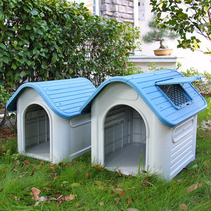 บ้านสุนัขพลาสติกสำหรับสัตว์เลี้ยง,บ้านสุนัขเป็นมิตรกับสิ่งแวดล้อมสำหรับกลางแจ้ง - Product Image 3