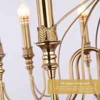 Lustre moderne de luxe en cristal K9 LED ZhongYi Gold 3500K blanc chaud avec garantie de 2 ans pour salle à manger, chambre à coucher, salon