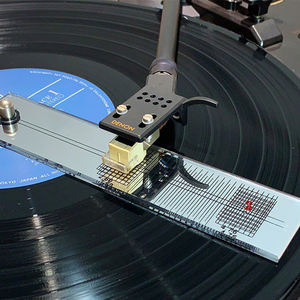 Acrílico Universal vinilo reproductor de discos Stylus Azimut compensación ángulo calibración calibre vidrio espejo <span class=keywords><strong>superficie</strong></span> calibración calibre - Product Image 3