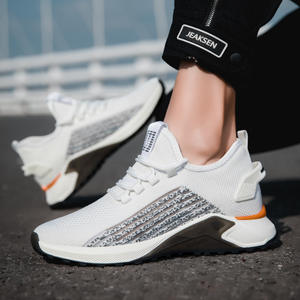 Zapatos Deportivos Casuales para Hombre con Tacón Plano de 8 cm y Punta Redonda, Tela de Malla, Aumento de Altura, Cordones Invisibles Delanteros - Product Image 3