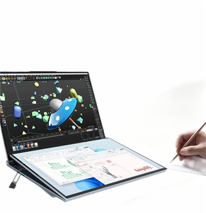 Giá nhà máy Laptop màn hình cảm ứng kép Intel Core I5 thế hệ 12, màn hình IPS 16+16 inch, vỏ kim loại, OEM/ODM, Windows 11 tiếng Anh - Product Image 2