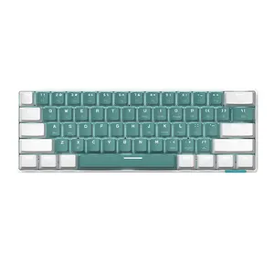 Ajazz STK61 OEM 61 keys Computer Wired Usb Gaming Keyboard LED Backlight Mechanical Keyboard for PC Office