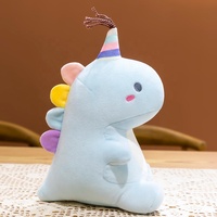 Bantal Lempar Boneka Dinosaurus Lucu Desain Warna-Warni yang Dapat Disesuaikan dari Mia, Isi Kapas PP