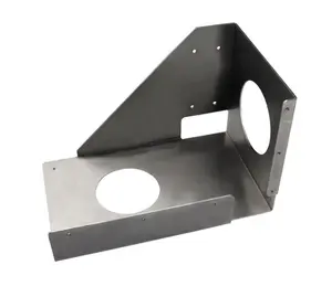 Tzr tùy chỉnh tấm kim loại chế tạo partsstainless thép 316 Chân đế gắn kết uốn tấm thiết bị công nghiệp - Product Image 3