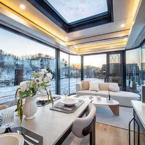 2025 cắm trại RV Chất lượng cao sang trọng cắm trại van thiết kế mới du lịch cắm trại Caravan trailera - Product Image 6