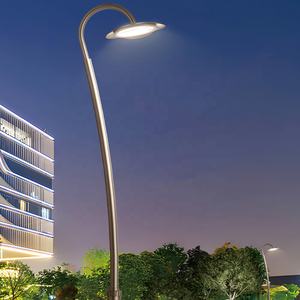 Lampadaire LED extérieur moderne 30W pour parc, étanche IP65, télécommande AC, éclairage paysager de rue, en fonte - Product Image 5