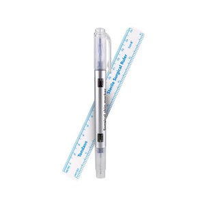 White Ink Double Tip Skin Marker Pen with Ruler for Beauty Clinic Surgical PMU Microblading - Product Image 1