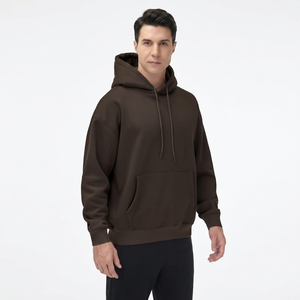 Stylish <b>Lightweight</b> Men's Fleece Zipper-Up <b>Hoodie</b> Custom Logo OEM 100% Cotton Loose Breathable Quick Dry Winter Adult <b>Hoodies</b> - Product Image 1