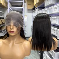 Perruques Courtes en Cheveux Humains Naturels HD Full Lace Sans Colle de Qualité Supérieure, Cheveux Vierges Bruts d'un Seul Donneur, Fournisseurs de Perruques Cheveux Humains