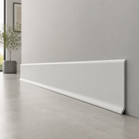 Plinthe murale autocollante en PVC, bande de finition d'angle pour plinthe de sol, étanche