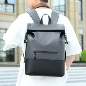 Fábrica al por mayor logotipo personalizado Casual Durable de gran capacidad de moda de negocios mochila impermeable bolsa Roll Top <span class=keywords><strong>Laptop</strong></span> mochila - Product Image 6